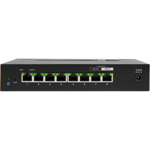 Araknis AN-110-SW-C-8P 110 Series Unmanaged+ Gigabit Compact Switch | 8 Side Ports