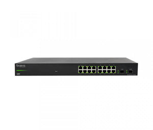 Araknis AN-310-SW-F-16-POE 310 Series L2 Managed Gigabit Switch with Full PoE+ | 16 + 2 Front Ports