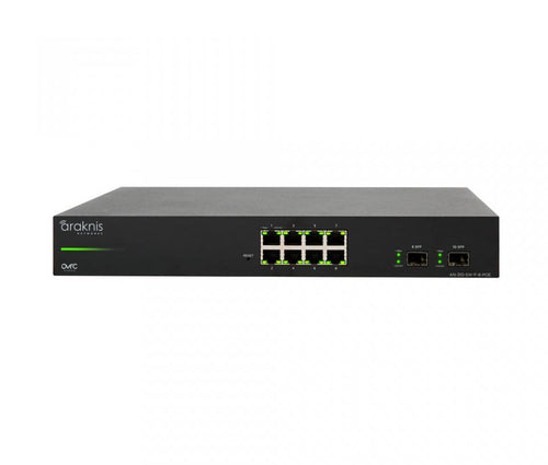 Araknis AN-310-SW-F-8 310 Series L2 Managed Gigabit Switch | 8 + 2 Front Ports